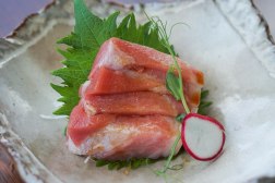 Otoro (super fatty tuna) Sashimi